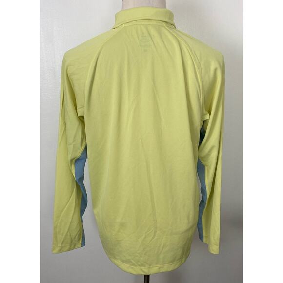 Men True Flies performance pocket long sleeve athletic polo shirt, L - Picture 3 of 4